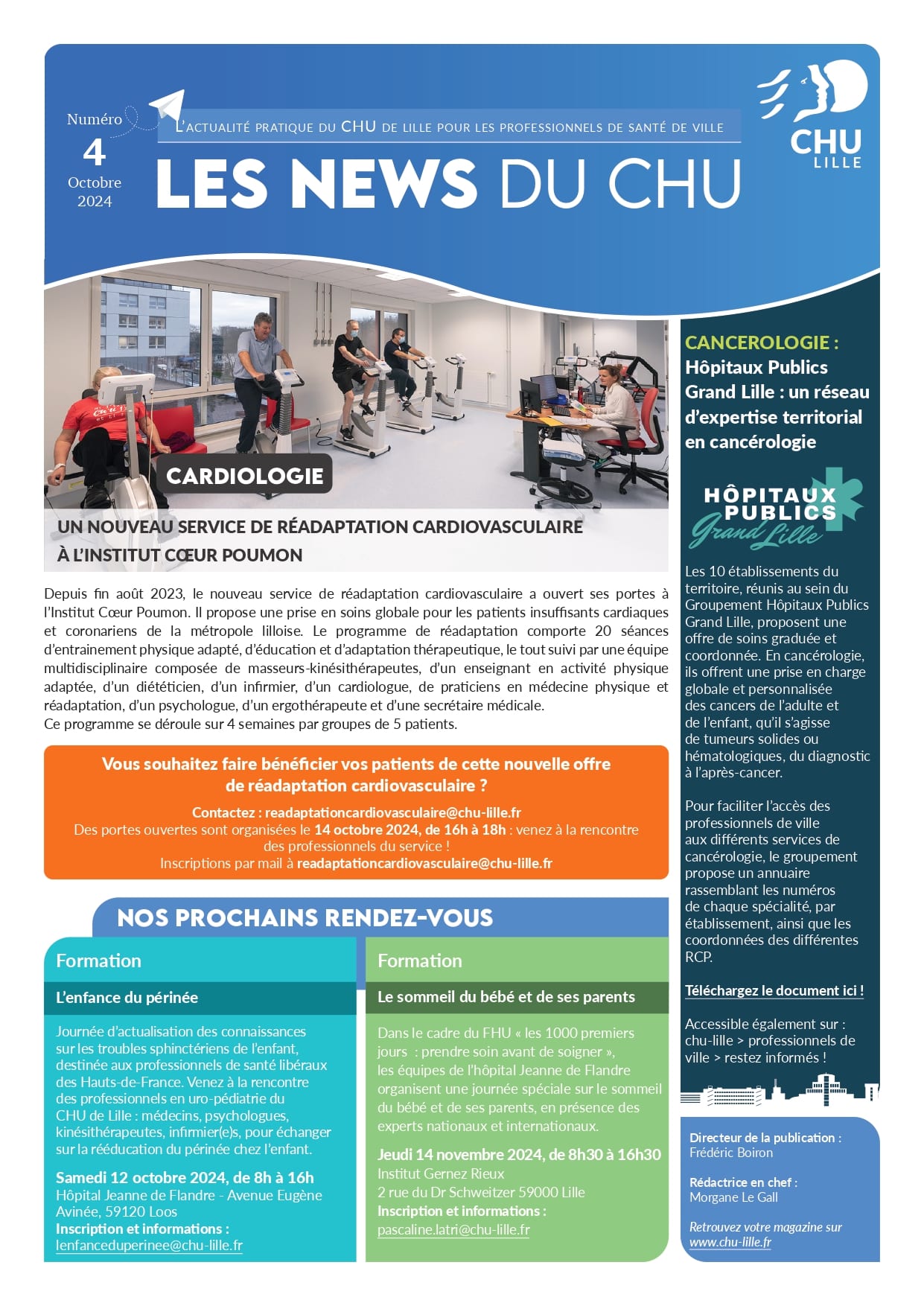 La newsletter du CHU pour les médecins de ville